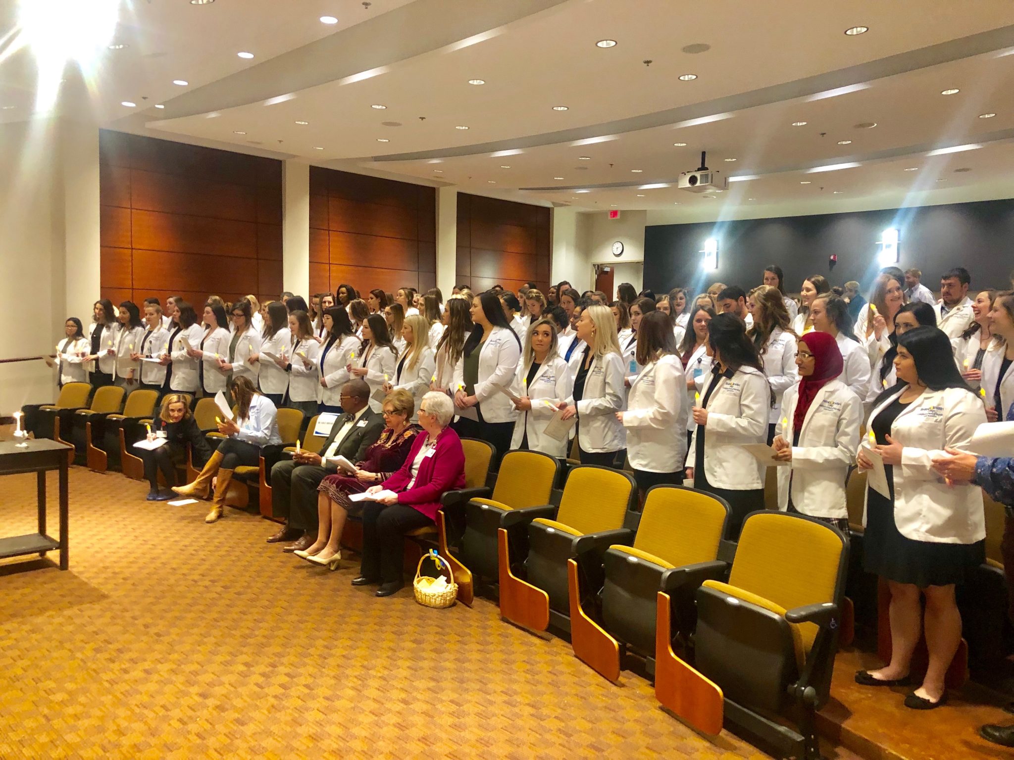 
<span>Goldfarb Nursing Students Journey Begins with a Pledge</span>
